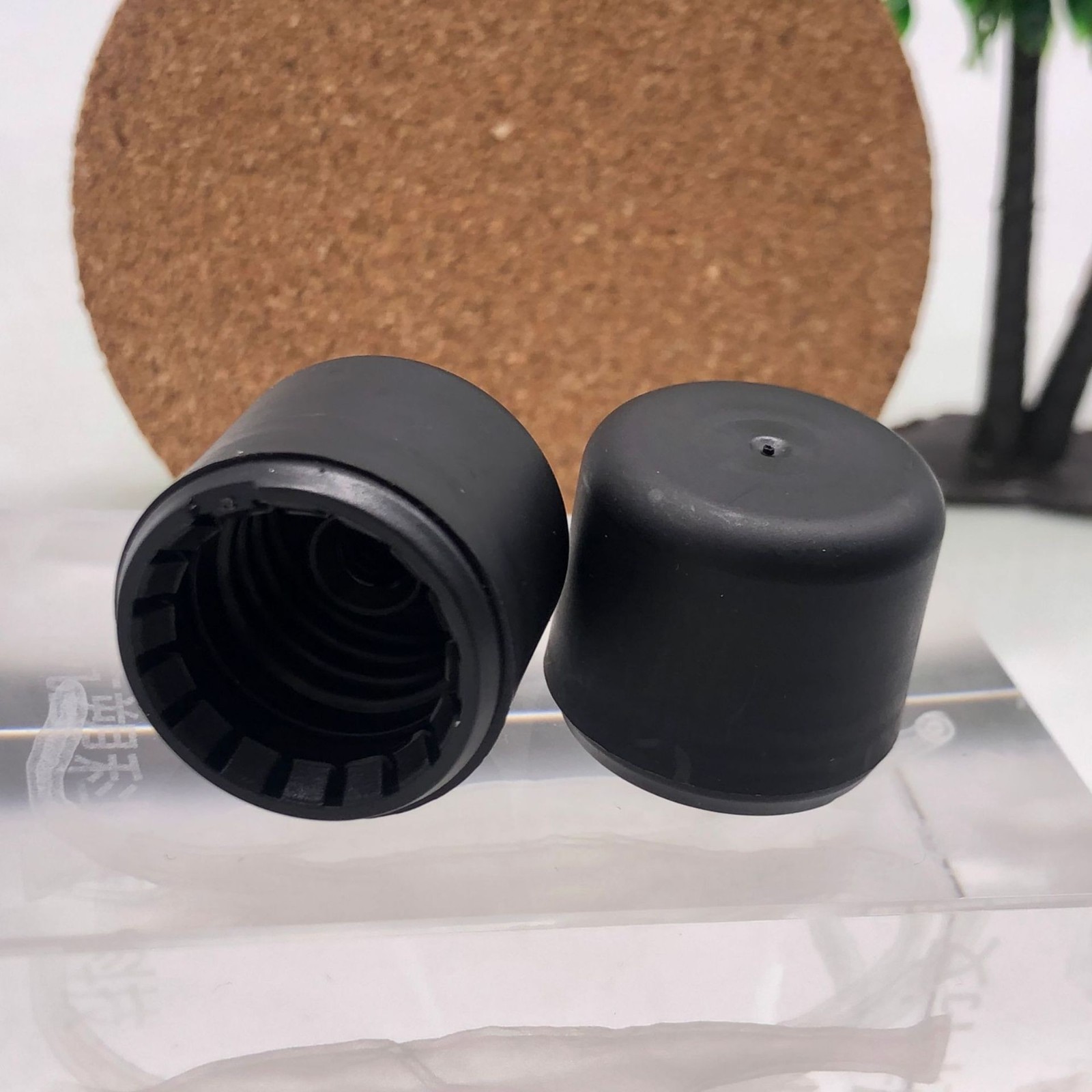 18牙光面防盗盖精油瓶滴塞大头盖化妆品瓶盖塑料瓶盖流速内塞图4