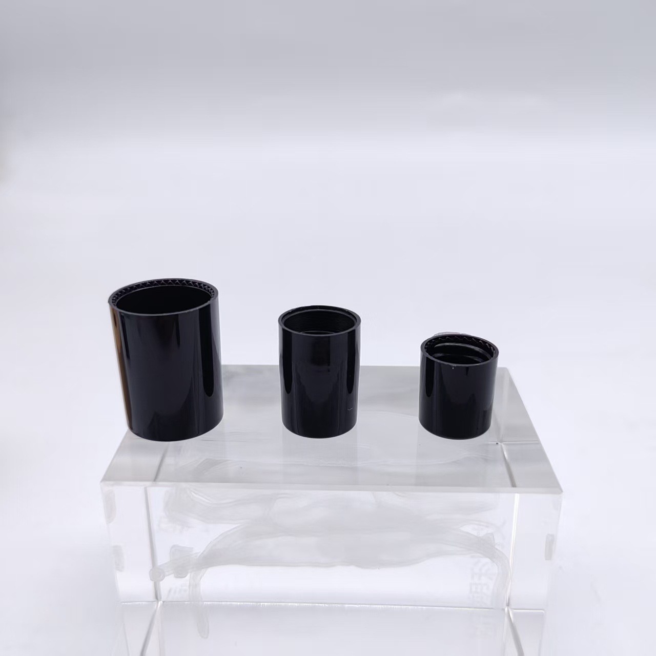 滚珠盖 精油瓶黑白色滚珠盖 化妆品分装瓶钢珠走珠盖图3