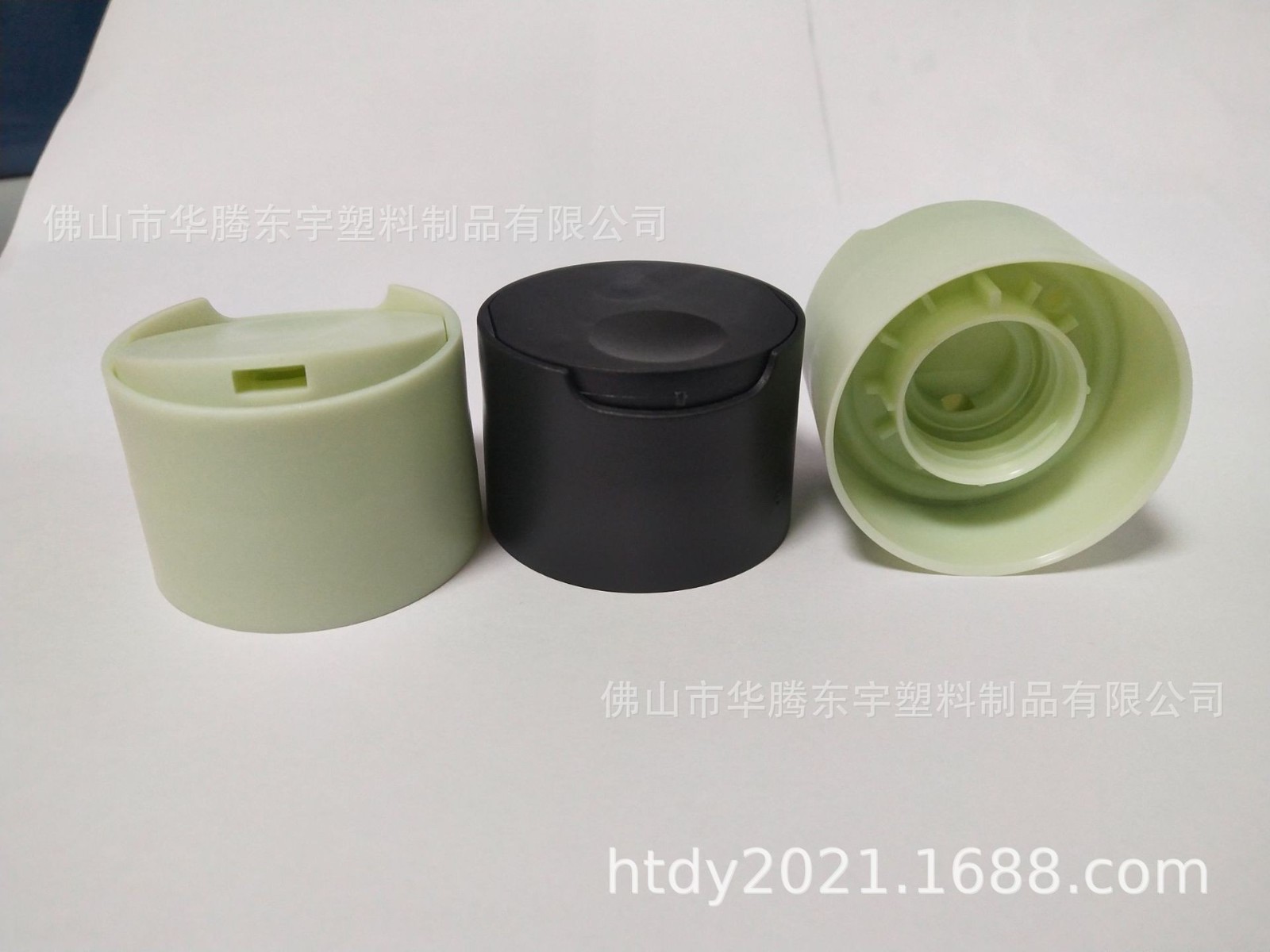 24/410双层千秋盖 磨砂黑色千秋盖 塑料拧盖 沙宣盖 化妆品盖图3