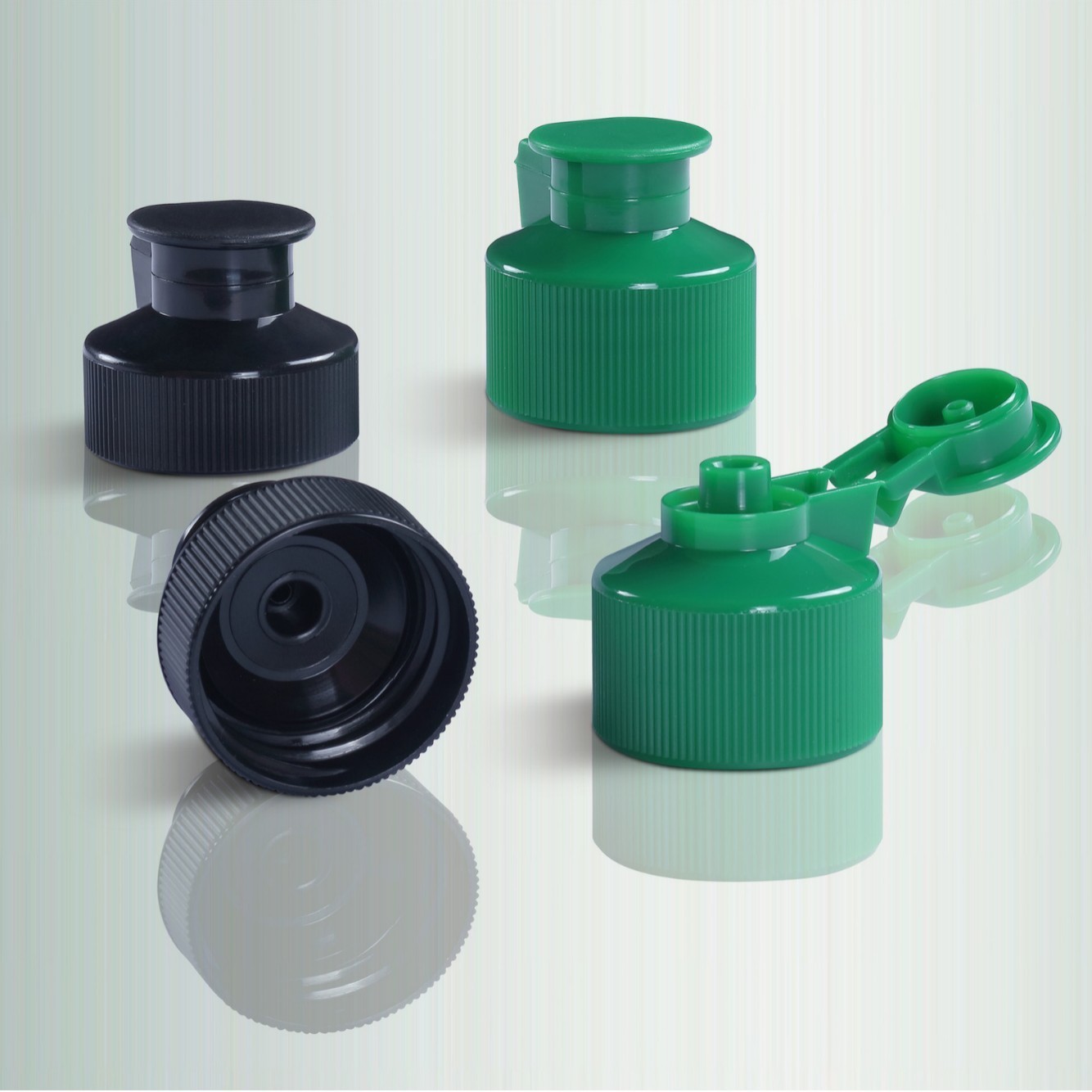 T24-410大头翻盖 蘑菇翻盖 平面磨砂翻盖 化妆品瓶盖 塑料瓶盖图5