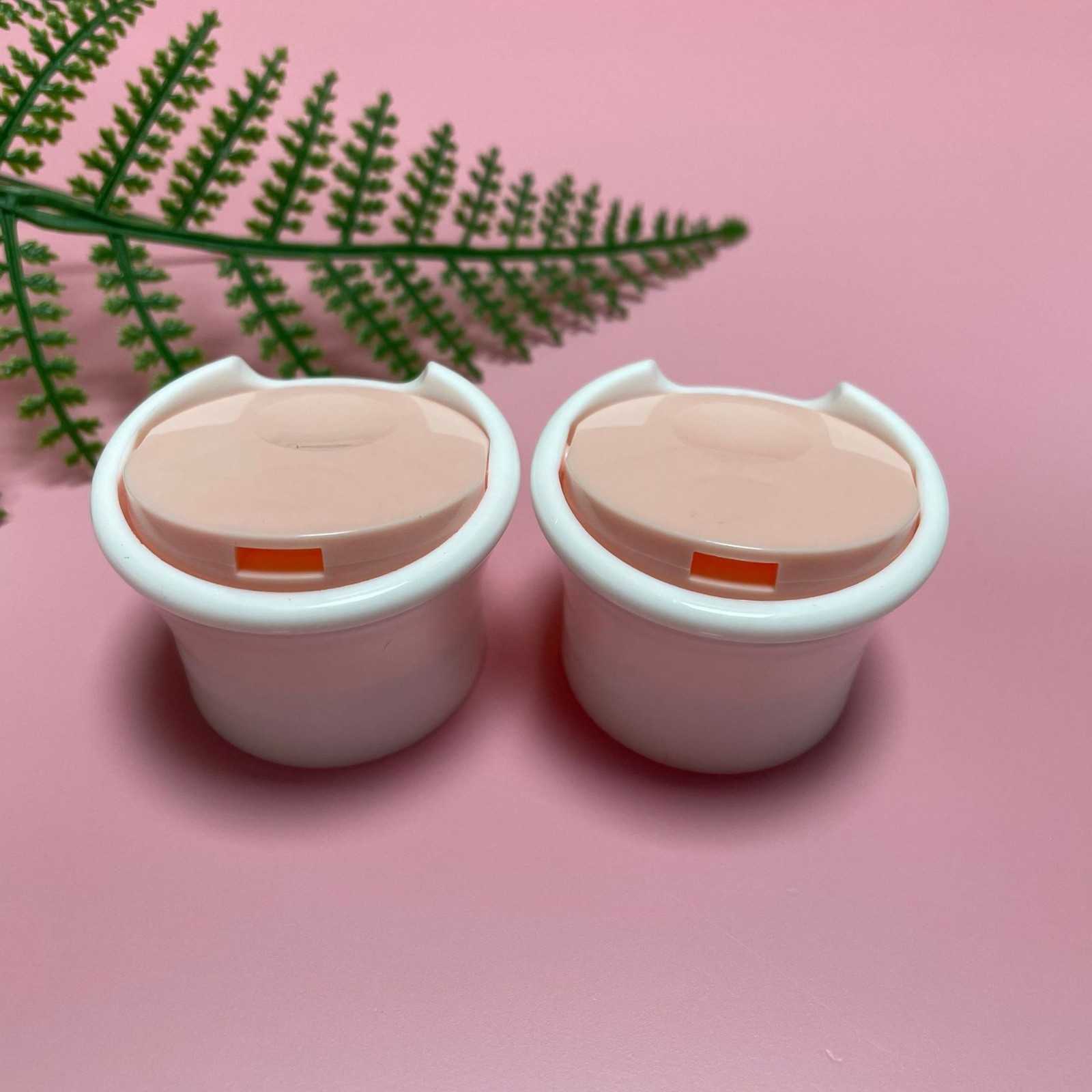 32牙双色蘑菇型皇冠大头千秋盖按压盖 洗发水塑料瓶盖