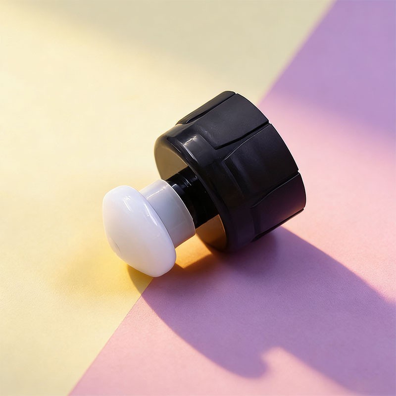 拉拔盖pp塑料盖子 28牙拉伸盖提拉盖洗洁精沐浴露提拉盖花瓣大圈图2