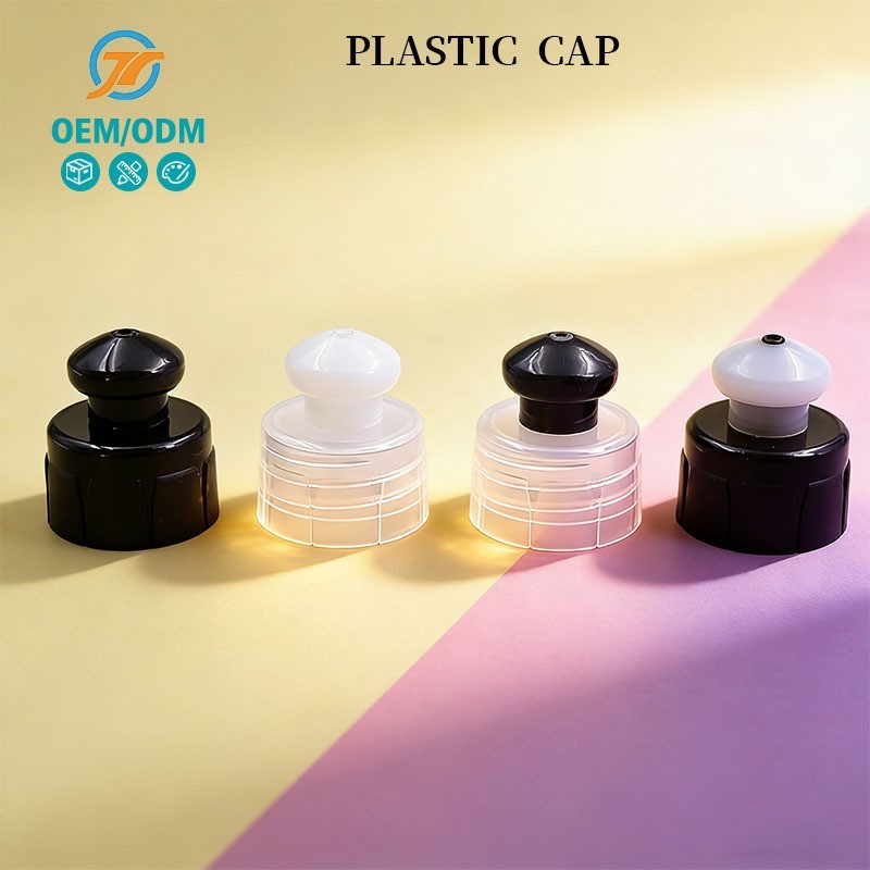 拉拔盖pp塑料盖子 28牙拉伸盖提拉盖洗洁精沐浴露提拉盖花瓣大圈图4