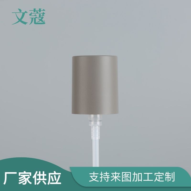 20/410咖啡色粉泵按压式塑料PP乳液泵头乳液精华分配器图3