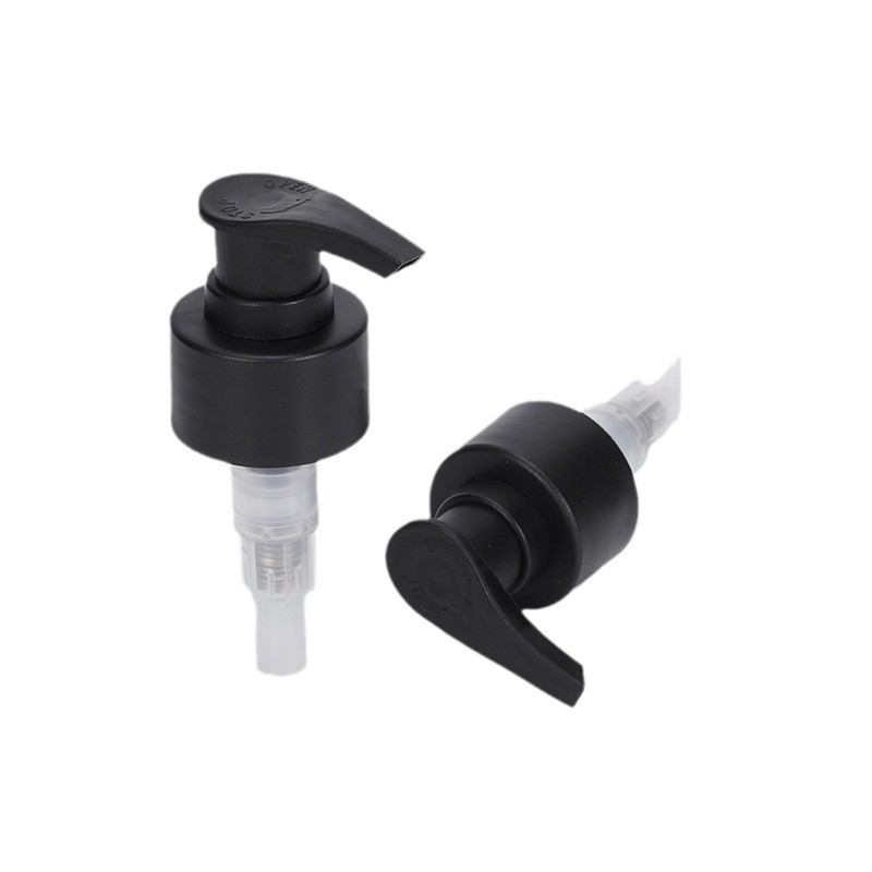 黑色磨砂按压乳液泵化妆品螺纹旋转泵沐浴乳洗发水替换泵头图5