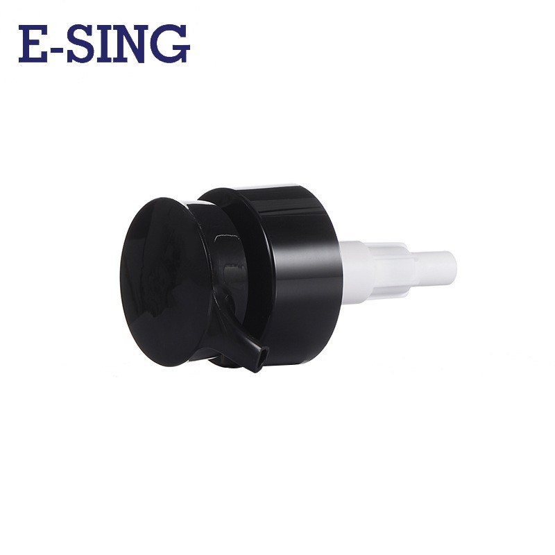 新款螺纹开关泵 28/410洗面奶洁面乳泵头 塑料pp洗手液泵图2