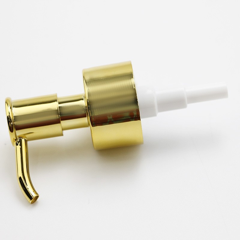 全电镀24/28-410乳液泵 化妆品乳液泵沐浴露洗手液按压泵图2