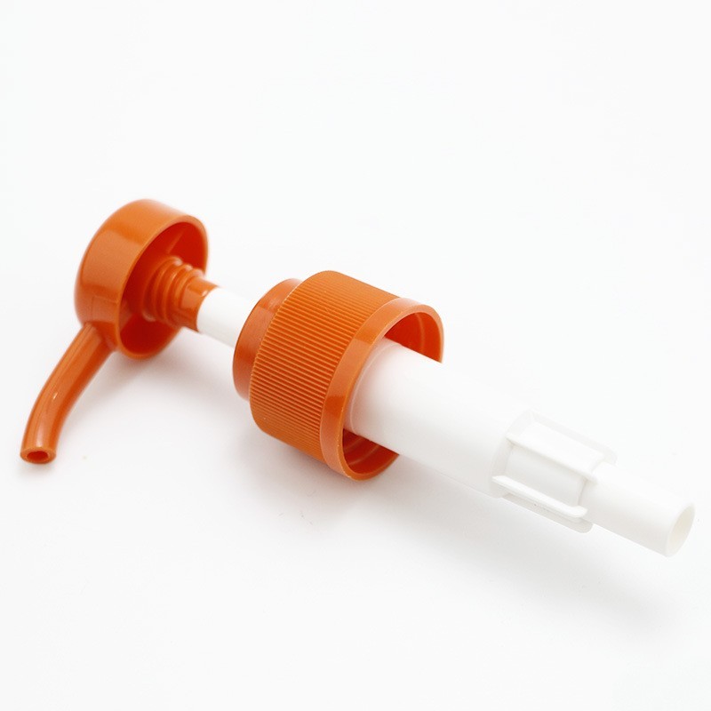 32/410乳液泵 32牙螺旋按压式圆头帽乳液泵 PP塑料泵图3