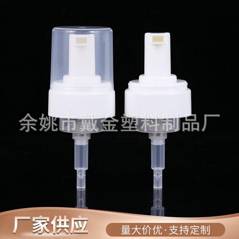 42牙泡沫泵外置弹簧泡沫泵洗手液按压泵白色按压外置弹簧泵图2