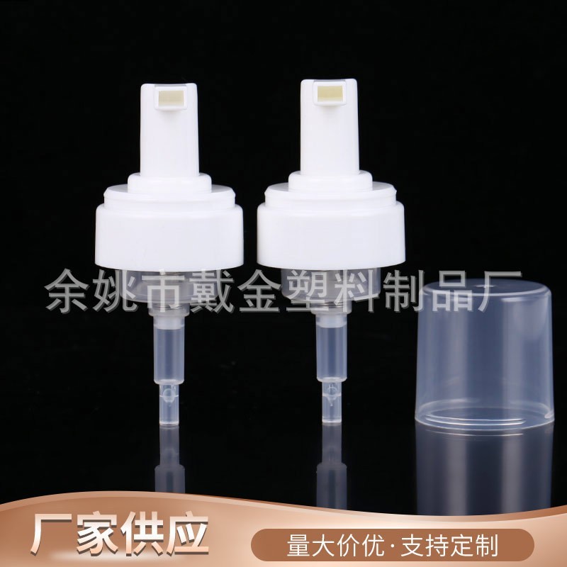 42牙泡沫泵外置弹簧泡沫泵洗手液按压泵白色按压外置弹簧泵图3