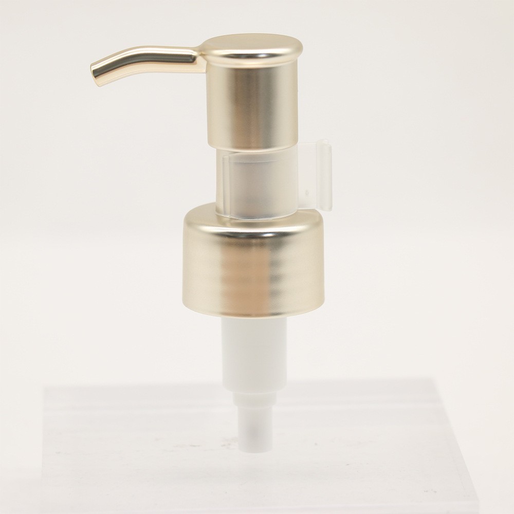 4牙28牙UV电镀哑光金色卸妆油泵精油泵乳液泵图5