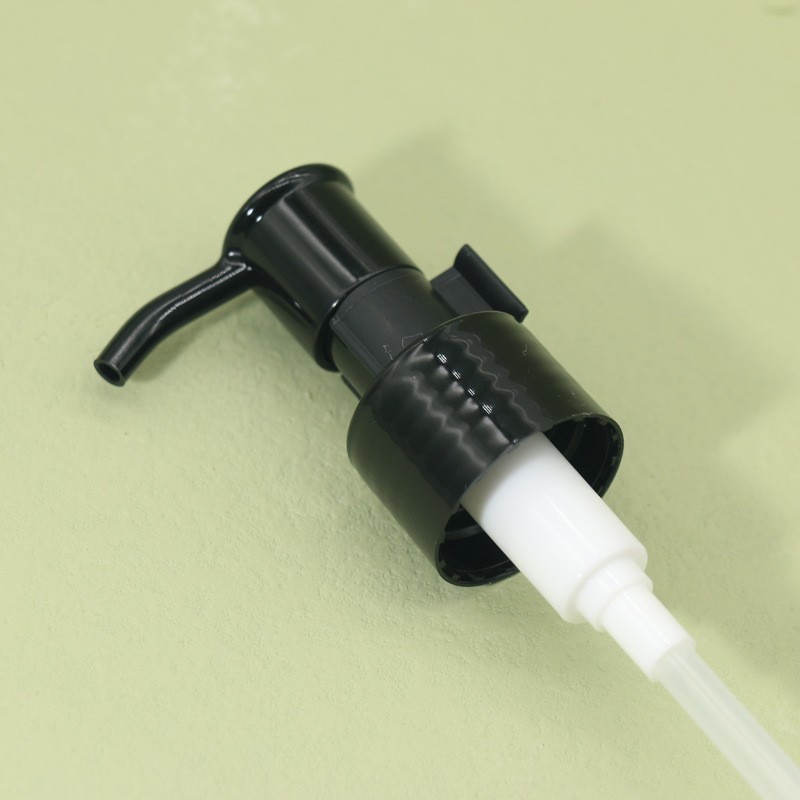 24/28牙卸妆油泵外置护肤乳液泵按压泵卡扣夹子泵塑料图4