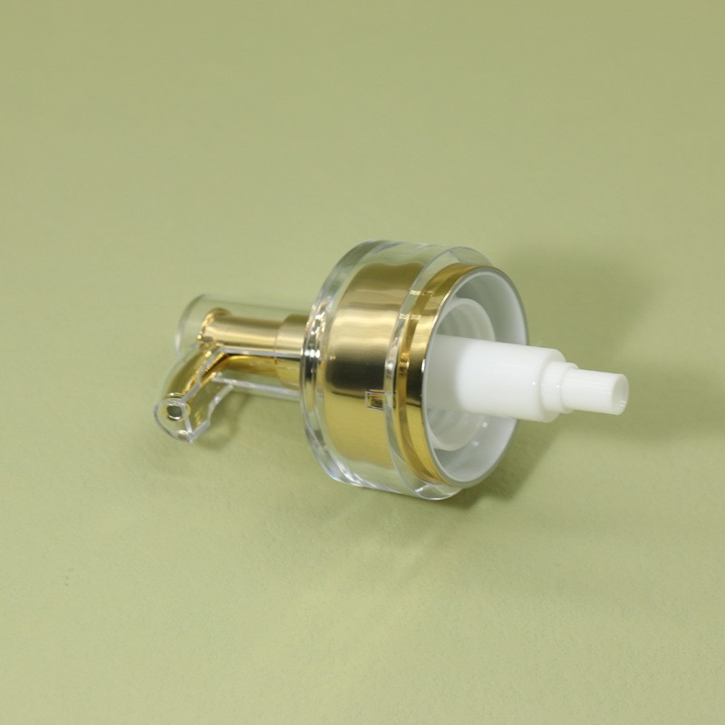 24/410牙电镀澳尔滨泵透明半罩按压乳液泵沐浴露泵头图4