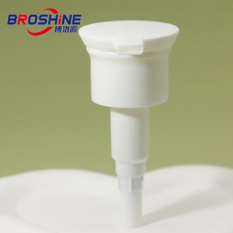 8牙按压式乳液泵头 化妆品包材洗发水护发素pp螺纹泵图3