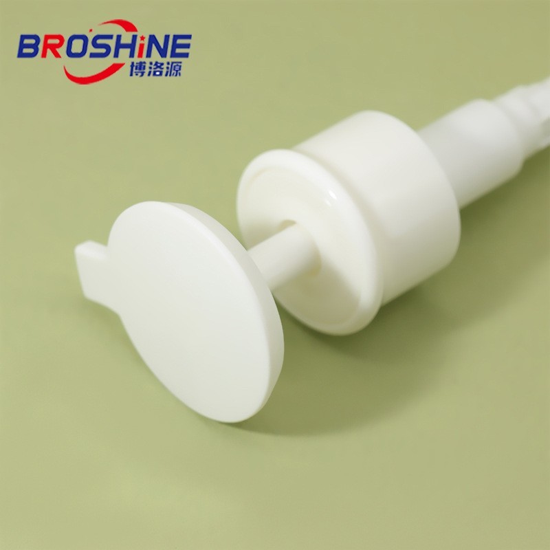 8牙按压式乳液泵头 化妆品包材洗发水护发素pp螺纹泵图4