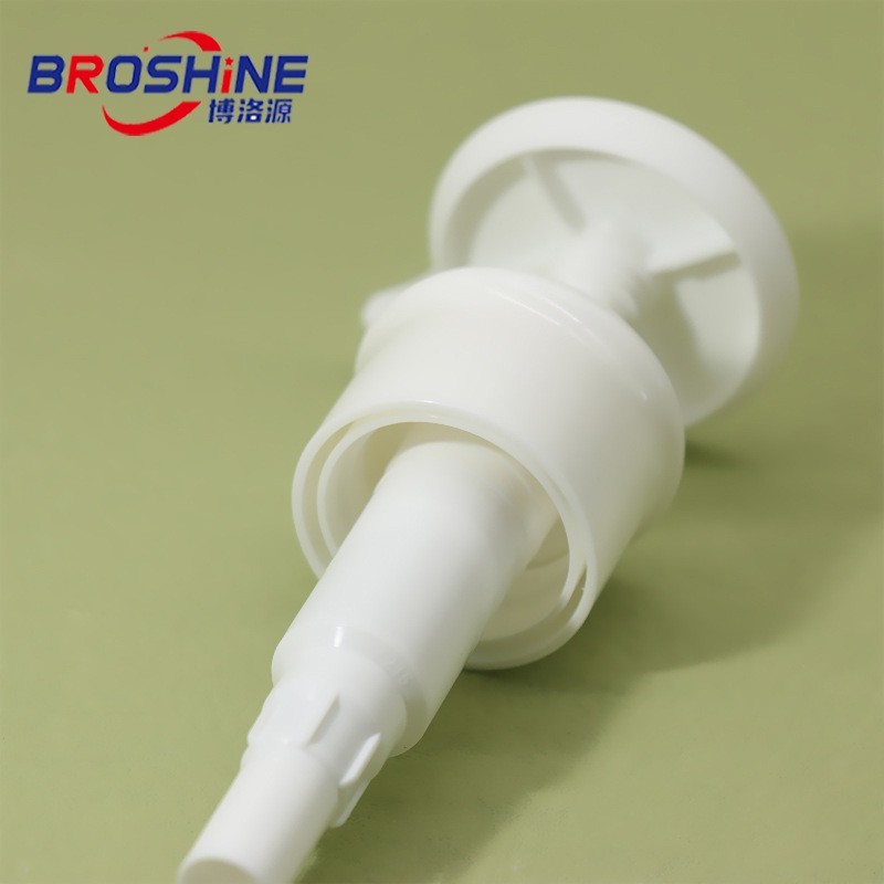 8牙按压式乳液泵头 化妆品包材洗发水护发素pp螺纹泵图2