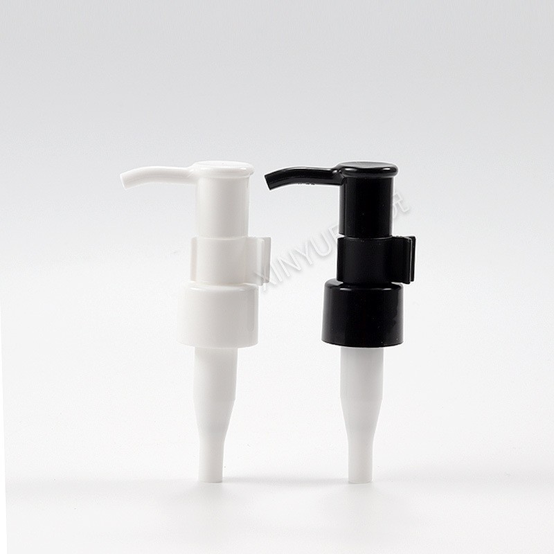 20/24/28/410卸妆油泵塑料带卡扣夹子泵长嘴按压式化妆品乳液泵图3