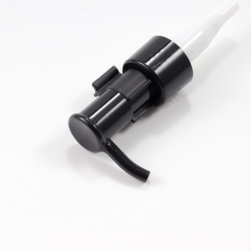 20/24/28/410卸妆油泵塑料带卡扣夹子泵长嘴按压式化妆品乳液泵图2