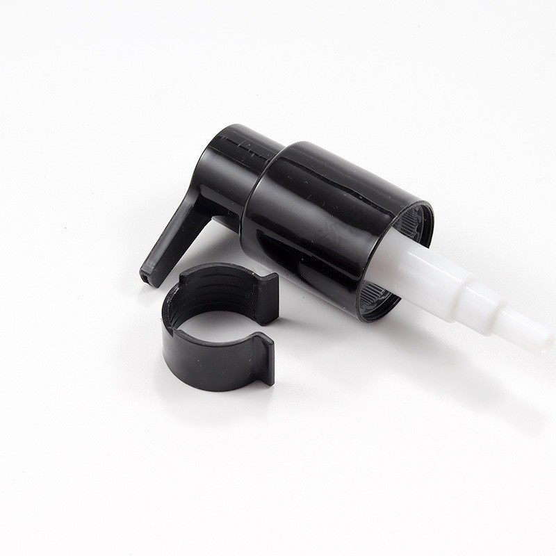 24牙长嘴粉泵左右开关泵头带夹子乳液泵分装瓶按压泵化妆品大泵头图2