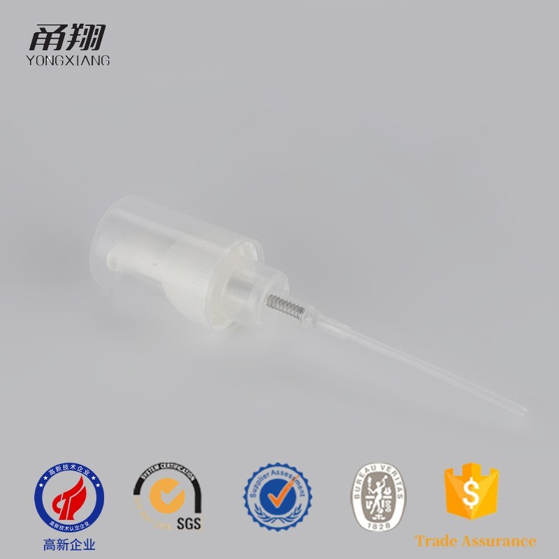 护肤品包材 28牙洗面奶按压泵 洁面慕斯洗手液打泡泵 光面泡沫泵图4