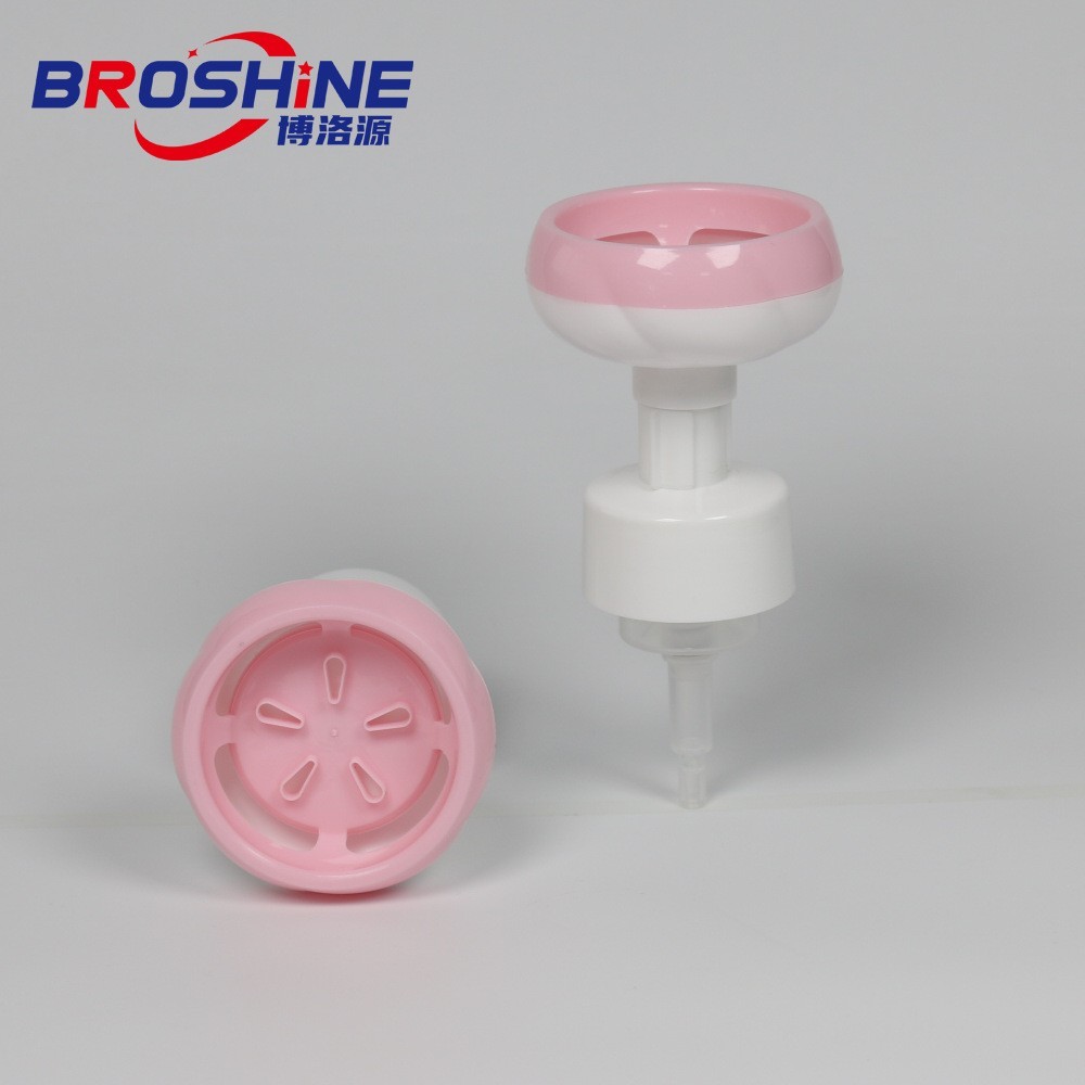源头厂家42牙花瓣型猫爪泡沫泵 洁面慕斯花型泵 按压泡沫泵头
