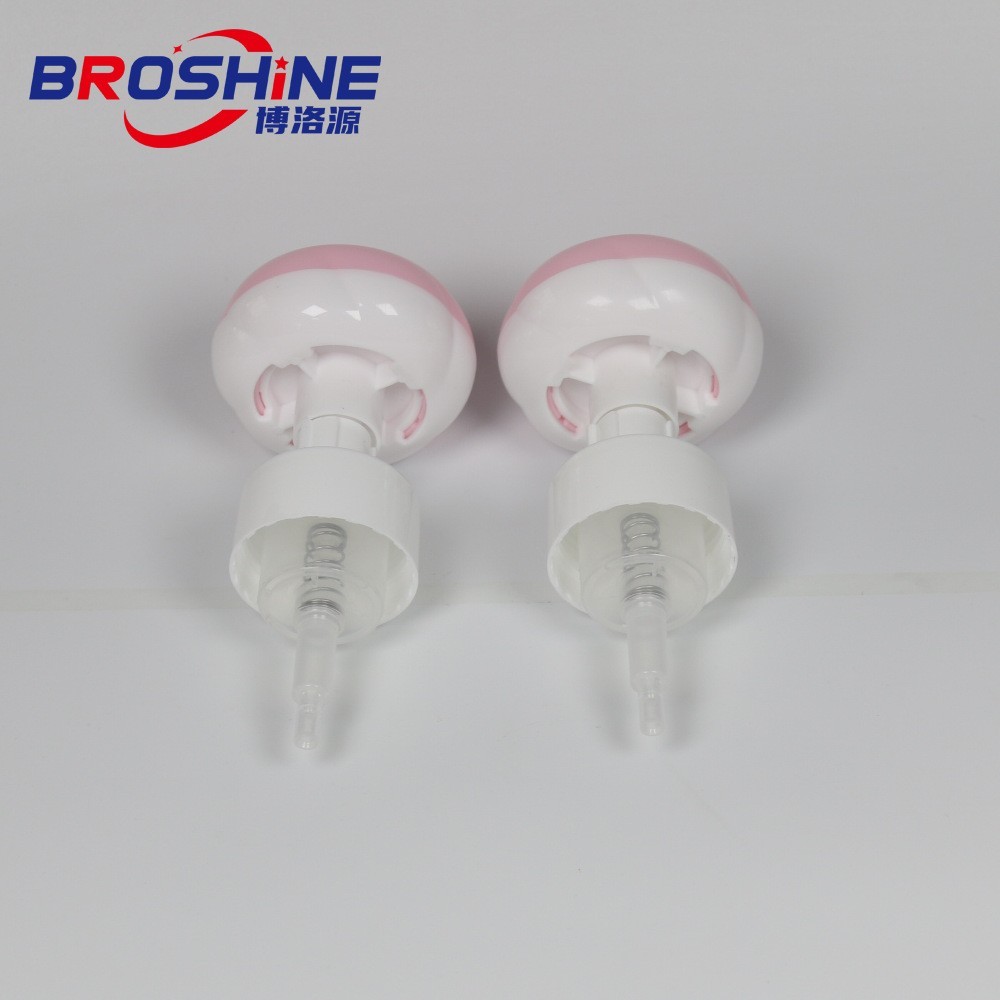 源头厂家42牙花瓣型猫爪泡沫泵 洁面慕斯花型泵 按压泡沫泵头图2