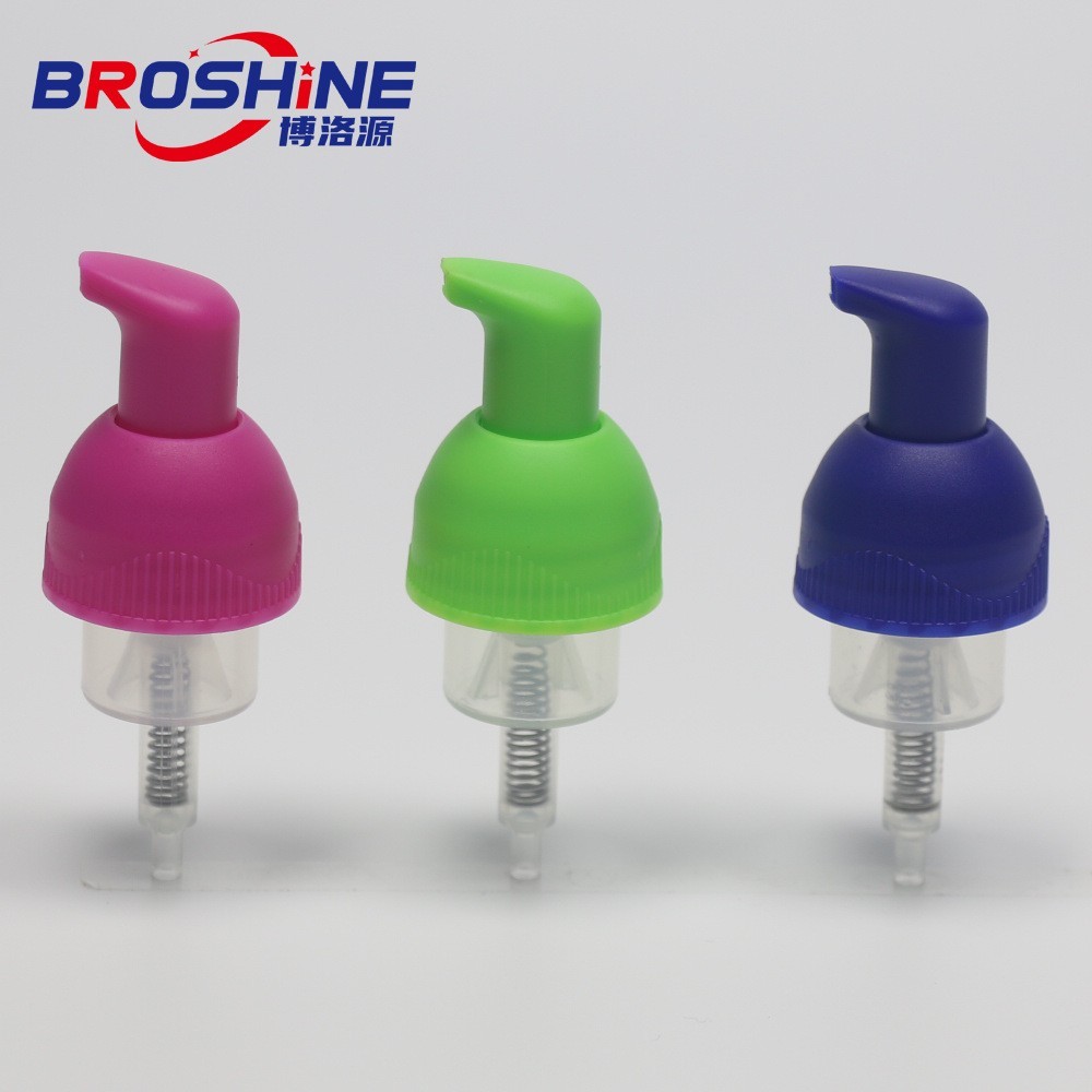 8牙全罩泡沫泵 洁面慕斯泵 洗面奶按压泵扁嘴洗面乳喷头