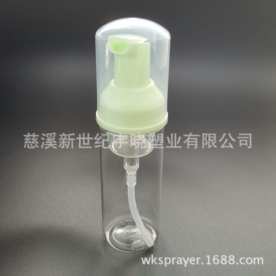 30mm泡沫压泵塑料慕斯瓶洗手液泵头 清洁泡沫泵头 按压式洁面泵头图3