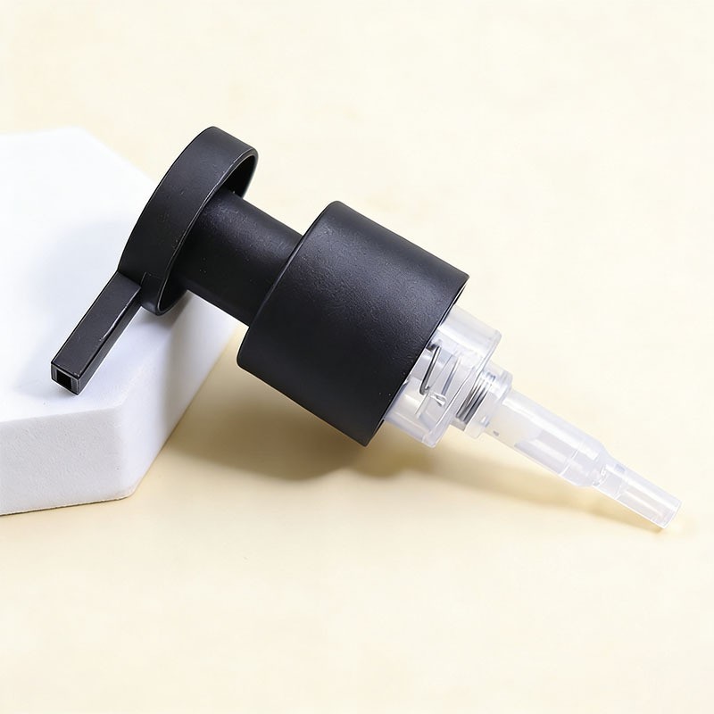 2026年新款磨砂黑色泡沫泵洗面奶洗手液发泡泵头28螺口洗发露图2