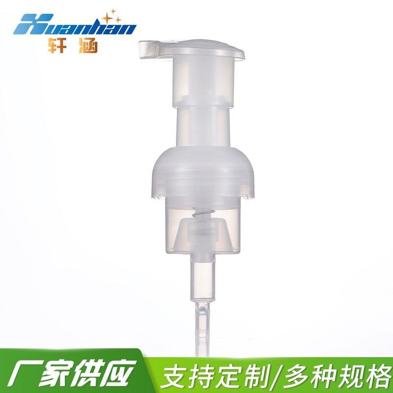 28 32 38 42/400透明泡沫泵 外置弹簧洗面奶起泡泵 慕斯泡沫泵图2