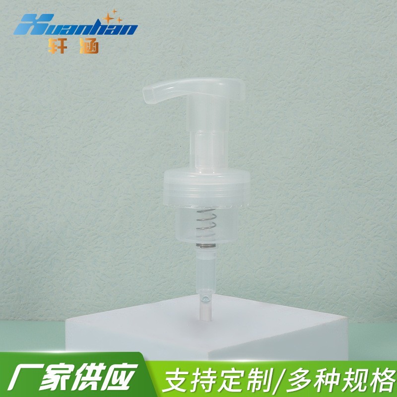 40/400 42/410泡沫泵 pp化妆品乳液洗手液瓶泵头 卡扣泡沫泵图3