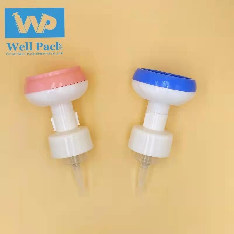 猫爪泡沫泵42牙 花型洁面慕斯泵 洗护用品泡沫泵塑料乳液起泡器