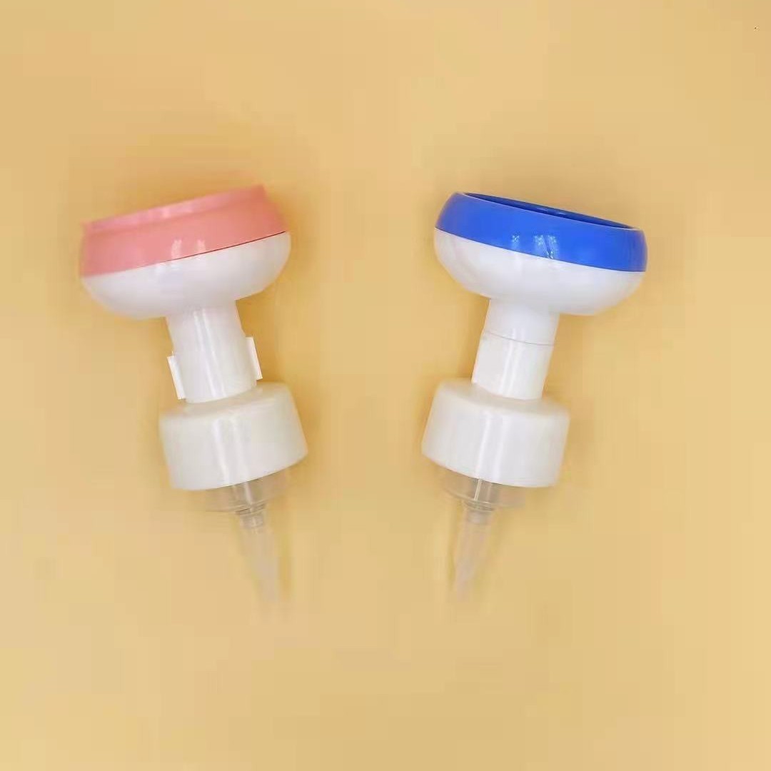 猫爪泡沫泵42牙 花型洁面慕斯泵 洗护用品泡沫泵塑料乳液起泡器图2