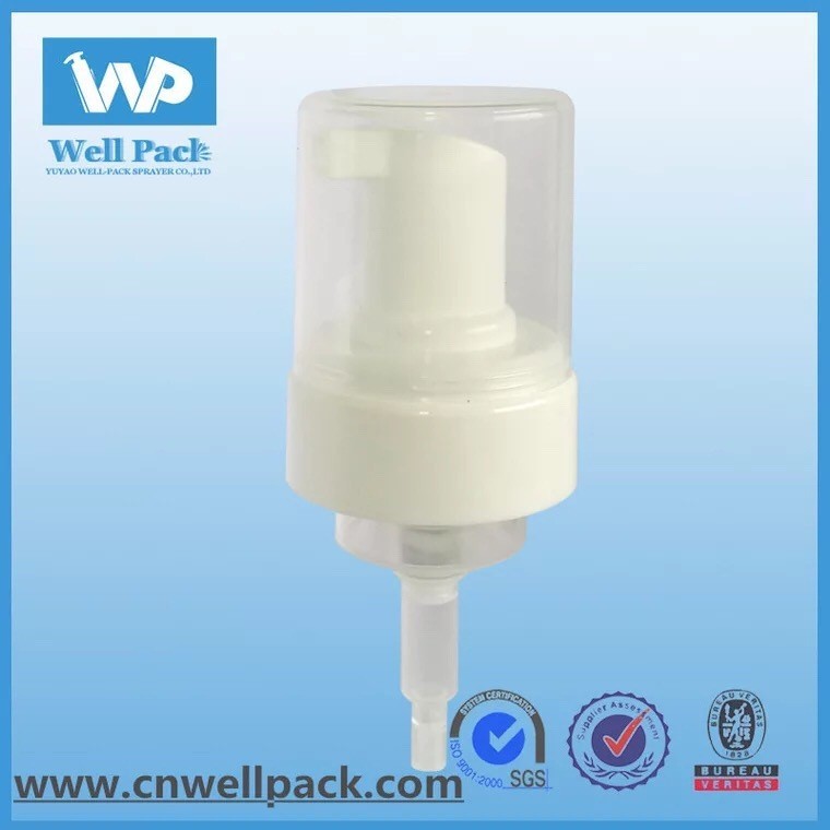 实力厂家 外置弹簧泡沫泵 43/400洗护用品泡沫泵慕斯刷子按压泵图2