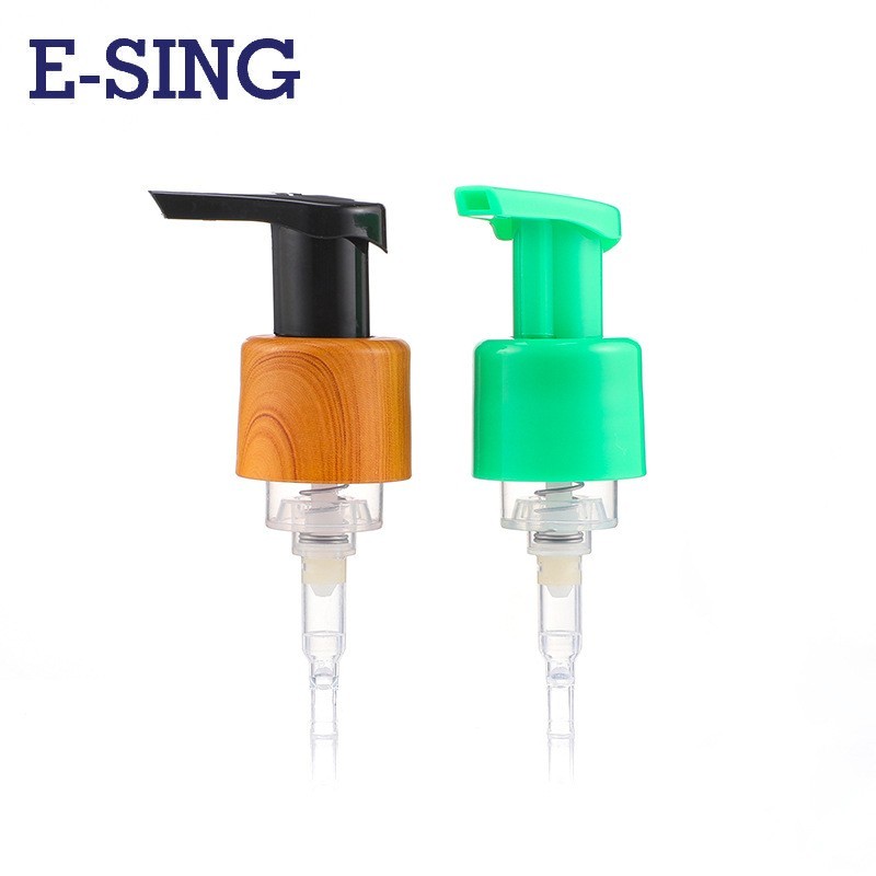 源头厂家28牙按压式泡沫泵头 洗护通用pp塑料洗手液洗面奶泡沫泵