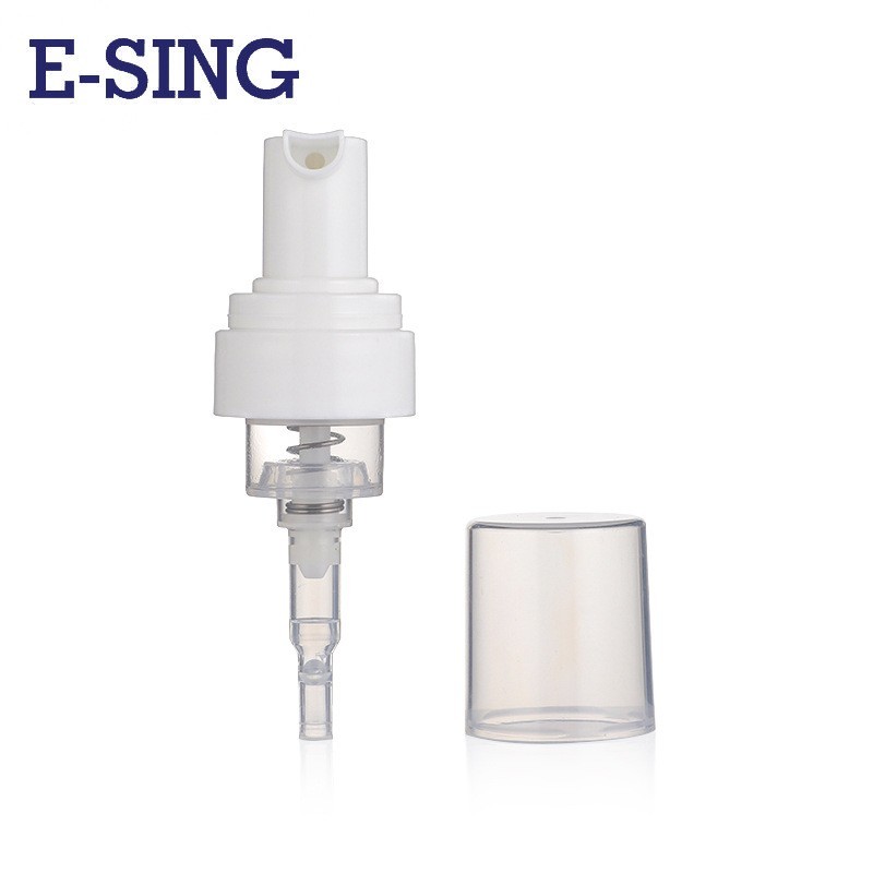 按压塑料起泡泵头 28/400白色洗护分装洁面慕斯泡沫泵