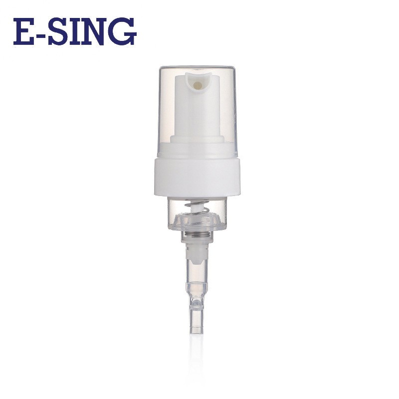 按压塑料起泡泵头 28/400白色洗护分装洁面慕斯泡沫泵图4