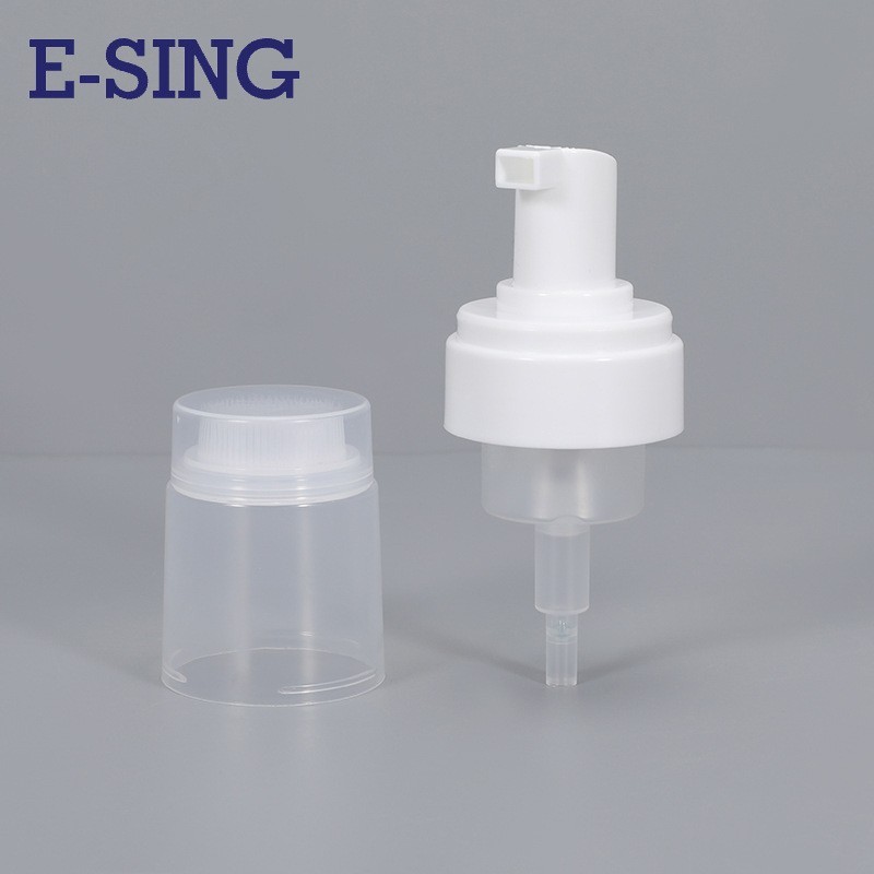 厂家新款毛刷泡沫泵 羽绒服小白鞋清洗泵头 白色泡沫泵带刷头图2