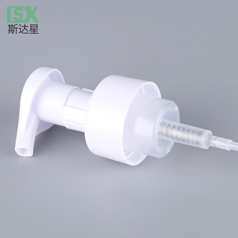 宁波厂家按压式泡沫泵 42牙洗面奶泡沫瓶喷头 分装瓶泡沫泵图2