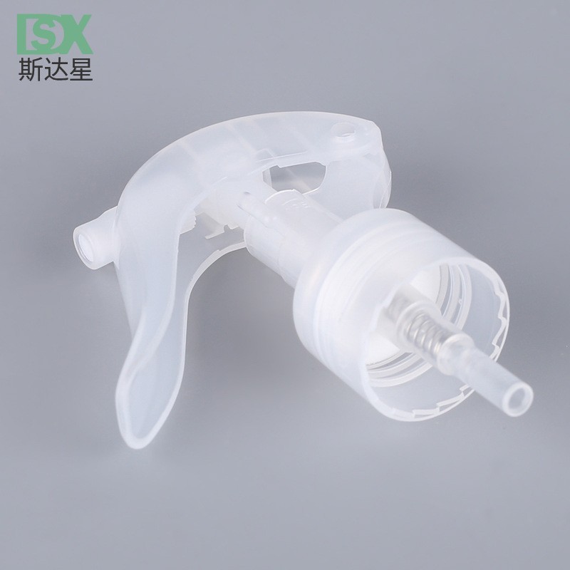 厂家按压式小老鼠喷枪 塑料pp清洁剂喷雾头 24/410小老鼠喷头图2