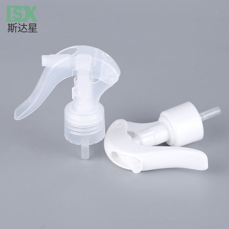厂家按压式小老鼠喷枪 塑料pp清洁剂喷雾头 24/410小老鼠喷头图3