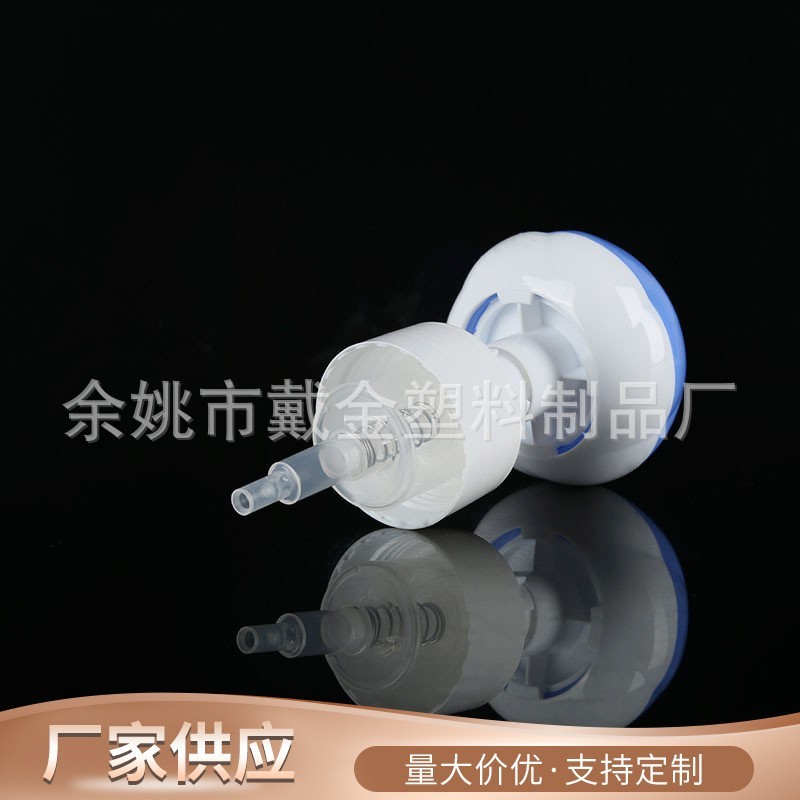 42/410花朵泡沫泵洗手液按压式洁面慕斯泵pp卡扣式分装泡沫泵图2