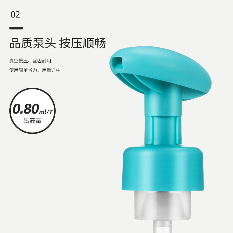 沐浴露洗手液泡沫泵 鹅蛋头按压光面泡沫泵图3