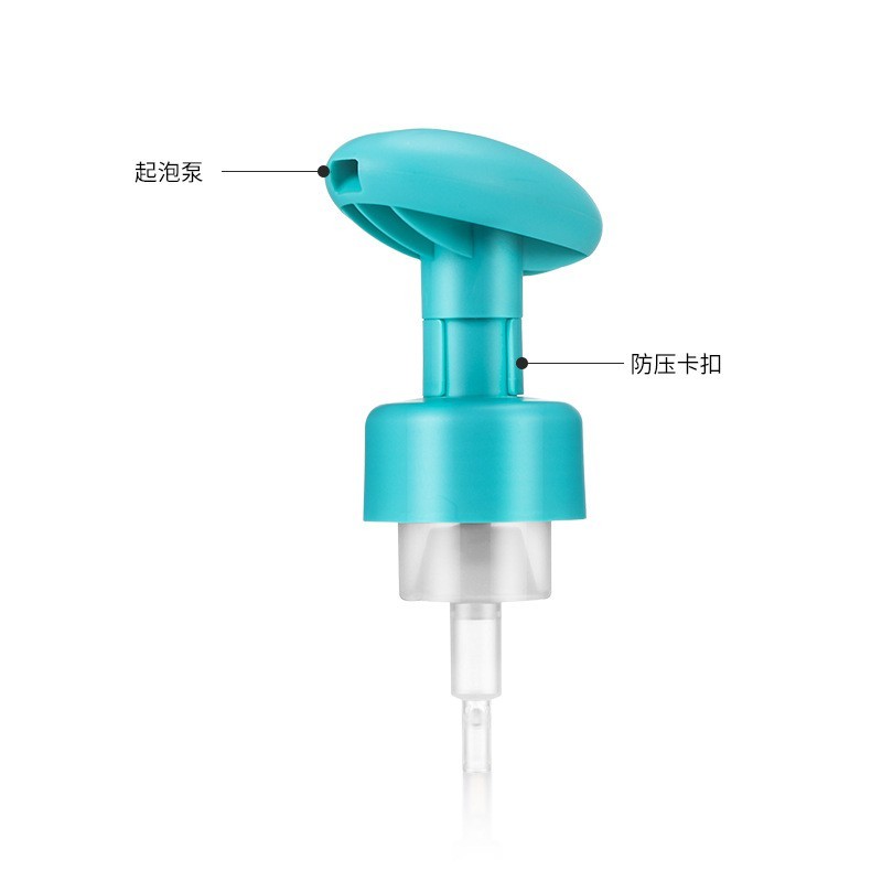 沐浴露洗手液泡沫泵 鹅蛋头按压光面泡沫泵图2