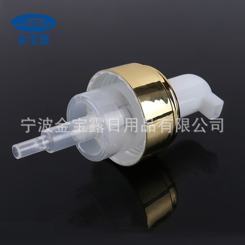 电镀按压泡沫泵 厂家定制洗手液瓶泡沫泵头 方口42牙泡图3