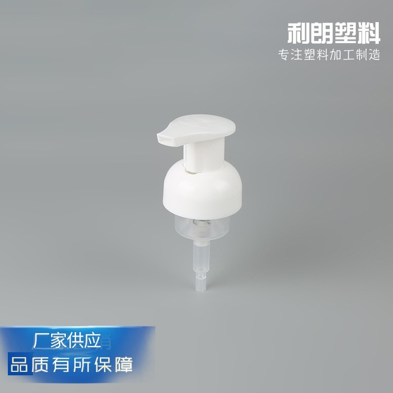 40口径塑料pp白色泡沫泵 按压式洗手液包装泵头图2