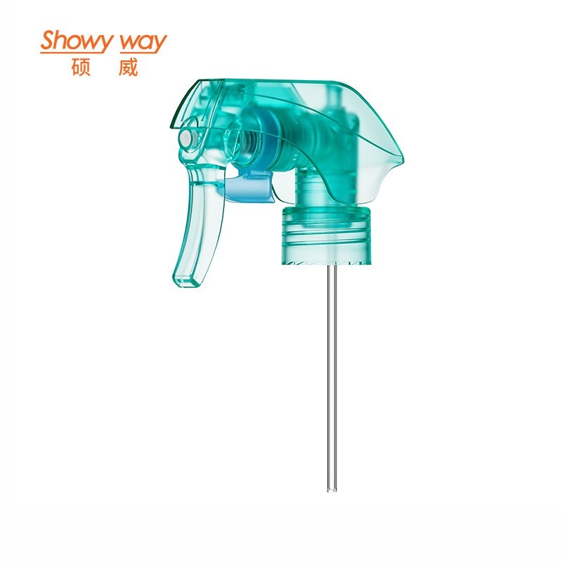 新款24/28牙外置花王枪高雾化喷雾塑料喷头喷雾瓶消毒细雾喷头图4