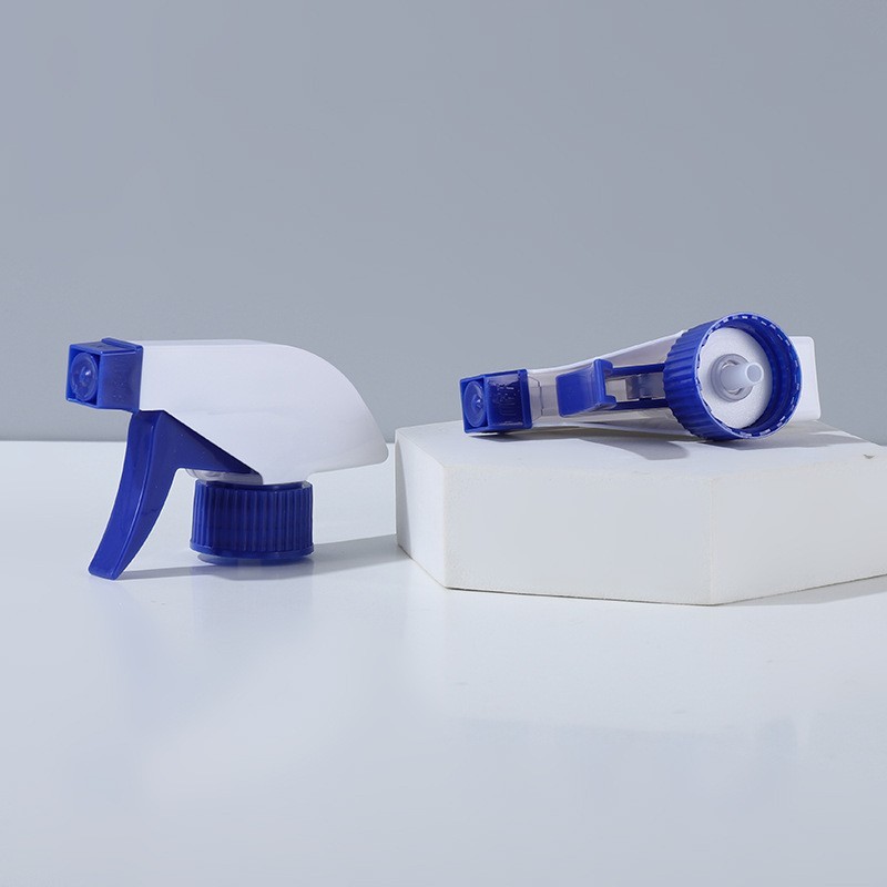 定制手扣式简易方枪 清洁剂消毒液雾化喷雾喷头 PP塑料方枪图2
