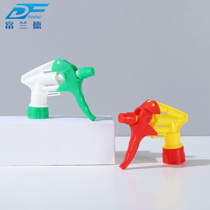 厂家定制pp塑料喷头28/40028/410牙手扣式D枪喷雾器细雾方枪图2