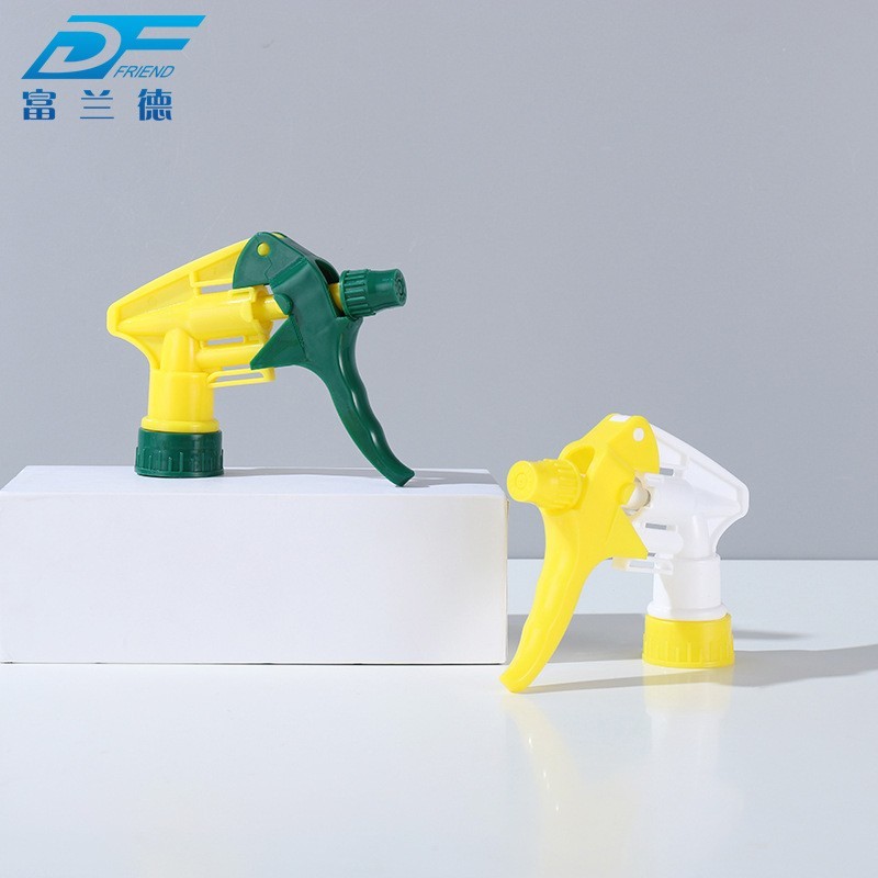 厂家定制pp塑料喷头28/40028/410牙手扣式D枪喷雾器细雾方枪图3